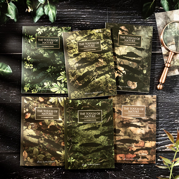 16PCS The Touch of Nature Series material paper