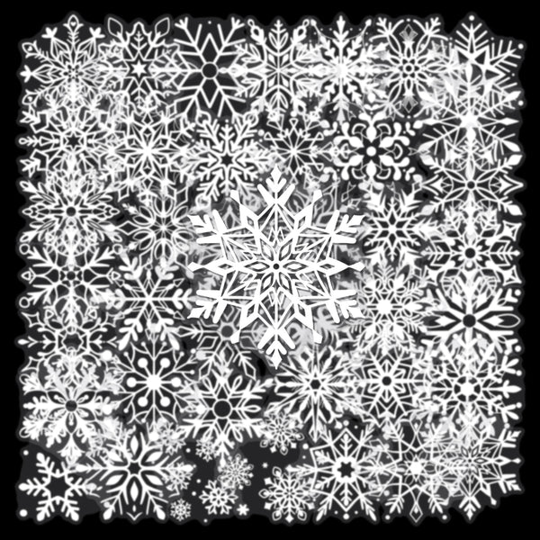 50PCS Snowflake Sticker