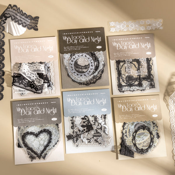 20PCS Miss Lace's Day and Night series sticker