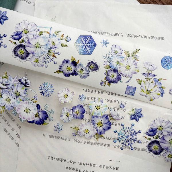 5cm*100cm Dream Grass Die Cutting Washi/PET Tape