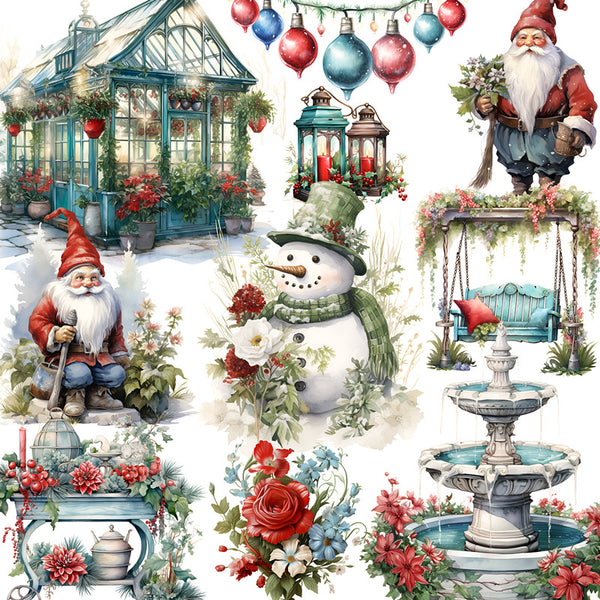 20PCS Christmas garden sticker