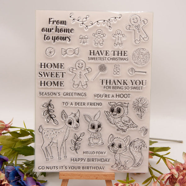 Clear silicone stamp