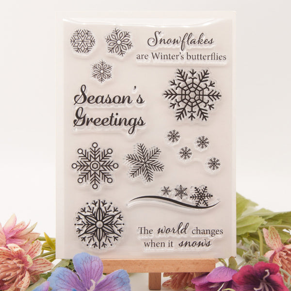 Clear silicone stamp