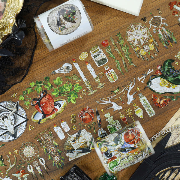 The witch's altar Shell Gold PET Tape