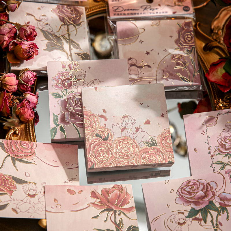 90PCS Rose metaphor series note paper – LBLYXIR