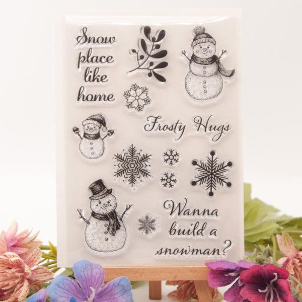 Clear silicone stamp