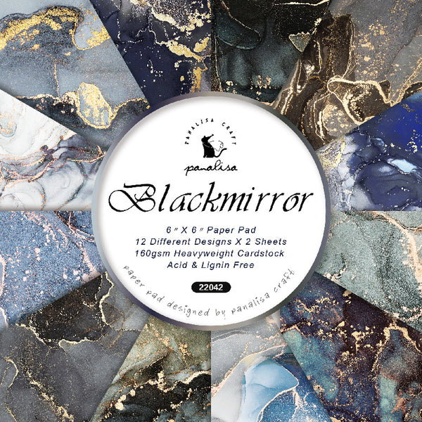 24PCS Blackmirror background paper