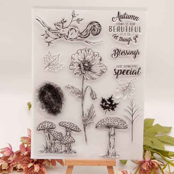 Clear silicone stamp