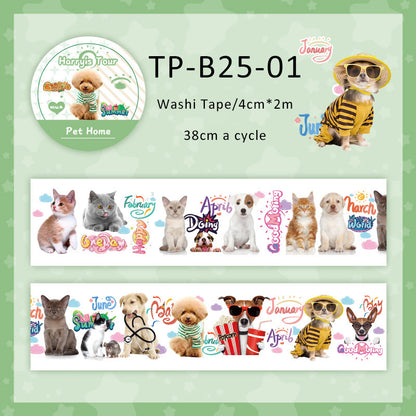 The Pet Home series washi tape – LBLYXIR