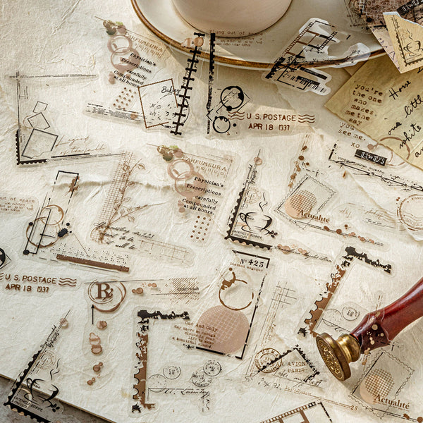 30PCS Time Notes Series sticker