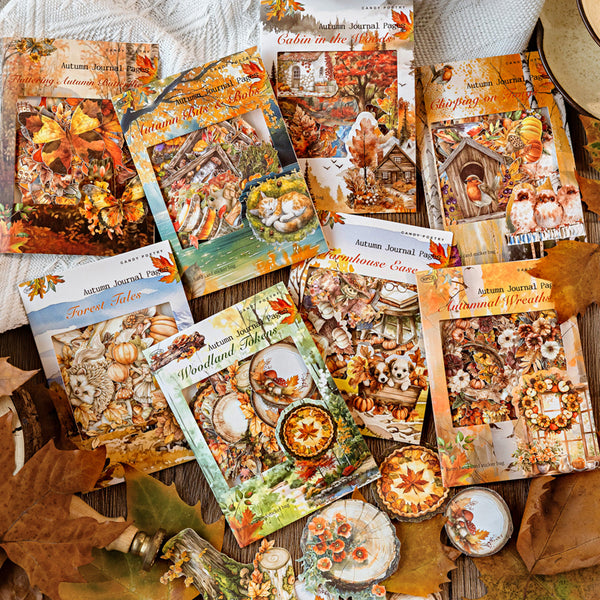 30PCS Autumn Notes Series sticker