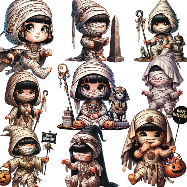 20PCS Cute Mummy sticker