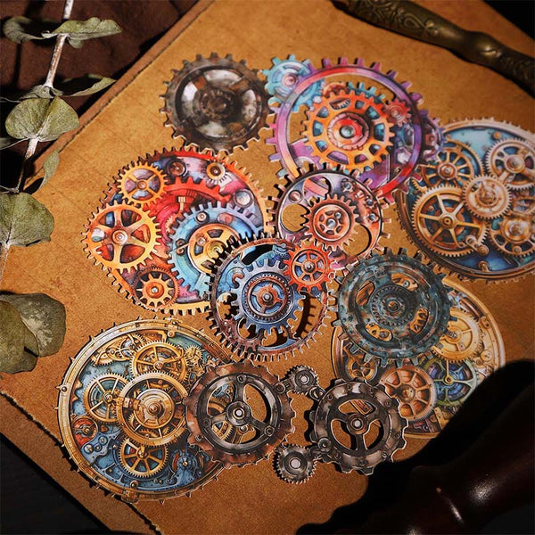 30PCS Time wheel memory series sticker