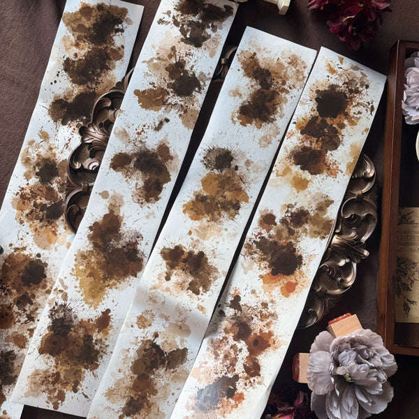 9cm*200cm The coffee spilled Washi/PET Tape