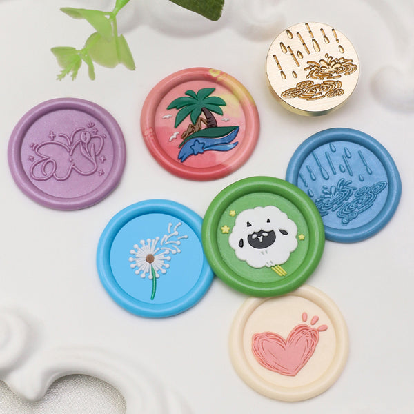 Simple cute style Series Wax Seal Stamp