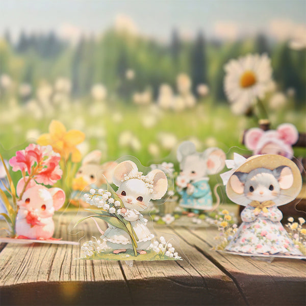 15PCS Zizi's little diary series sticker