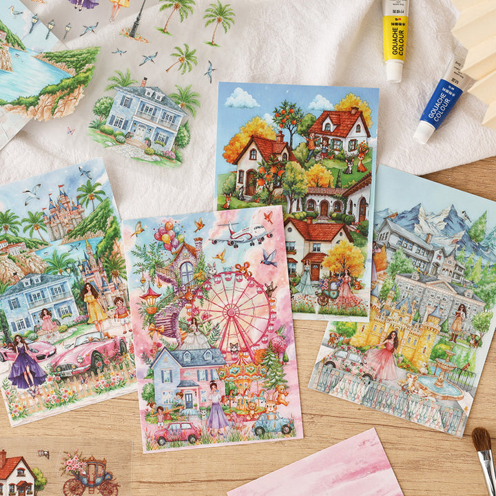 Midsummer Micro Scenery Series 3D Sticker – LBLYXIR