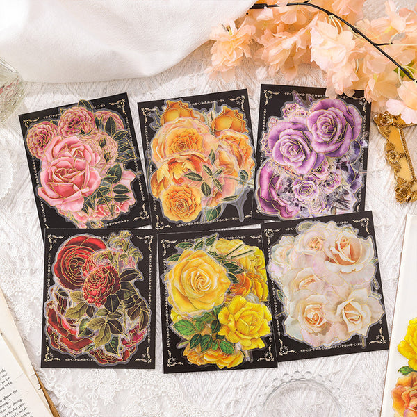 20PCS The Spirit of all Things Rose series sticker