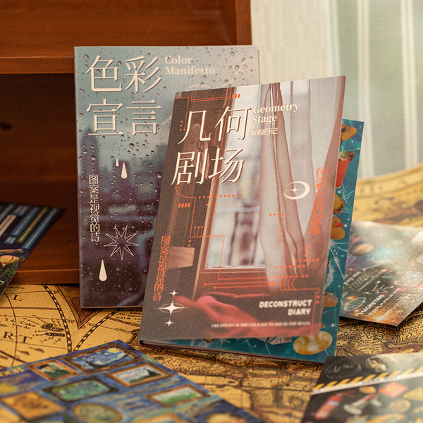 30PCS Deconstructed Diary Series sticker book