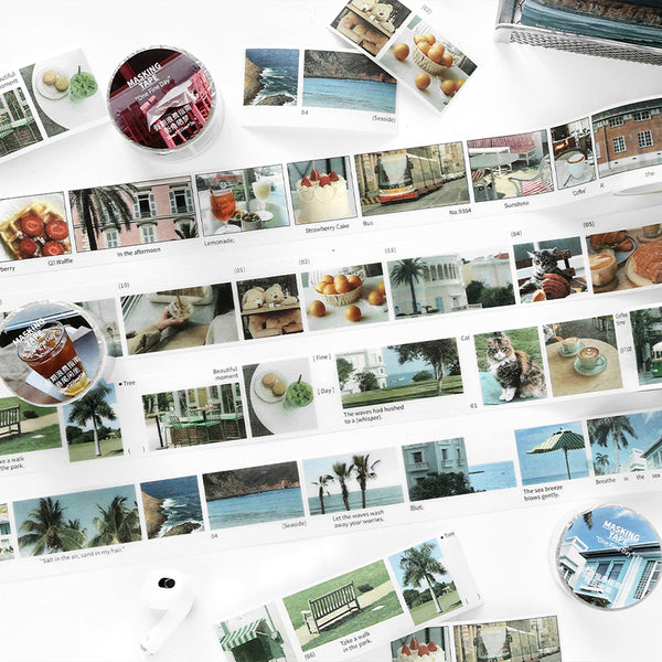 Vacation waste guides series Washi Tape