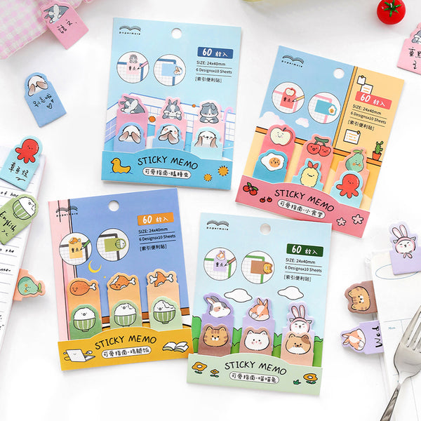 60PCS Cute Guide series note paper