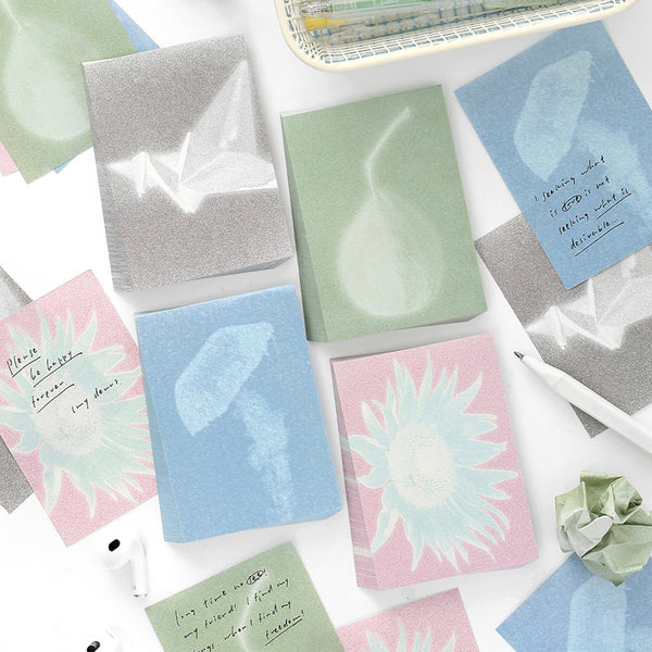 80PCS Floating Light Dreaming Series note paper