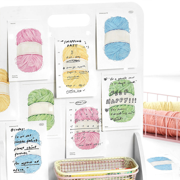 Wool ball series note paper – LBLYXIR