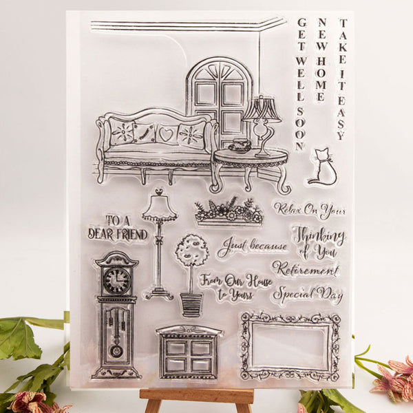 Clear silicone stamp