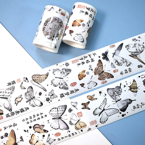 Ink butterfly Washi/PET Tape