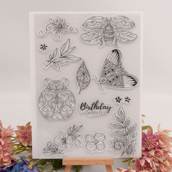 Clear silicone stamp