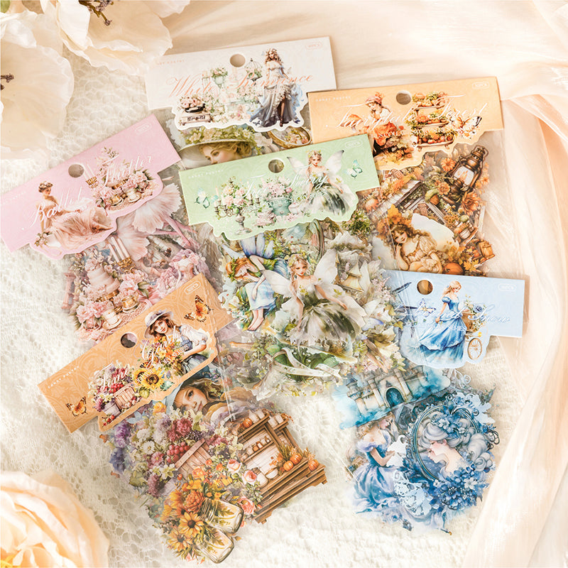 30PCS Girl collage story series sticker – LBLYXIR