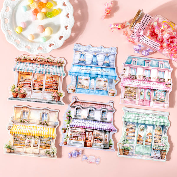 30PCS Dream Dessert House series sticker