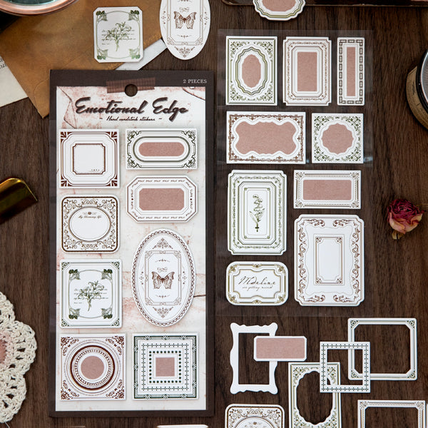 2PCS Emotional Edge Series sticker