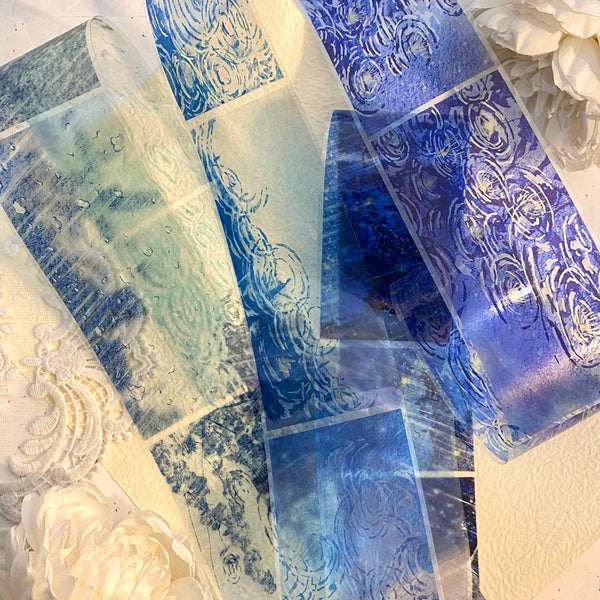 Whole Roll 6.5cm*4.5m The sound of falling rain PET Tape