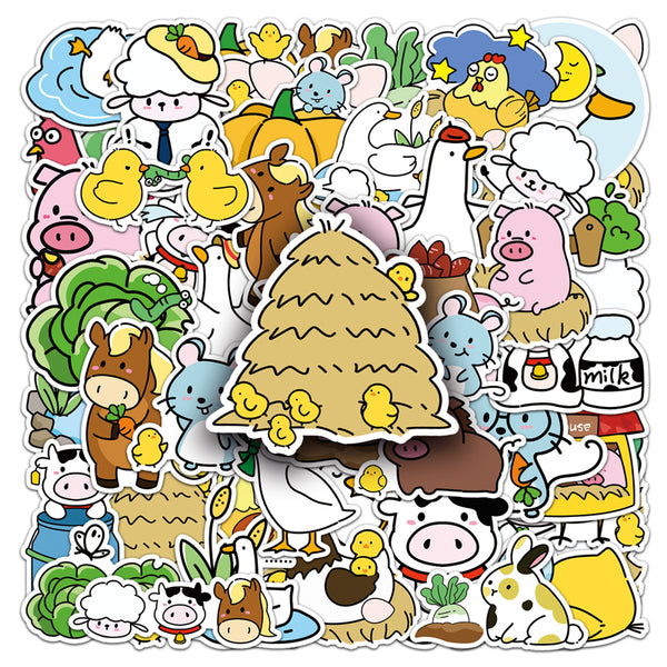 50PCS Happy Farm Sticker