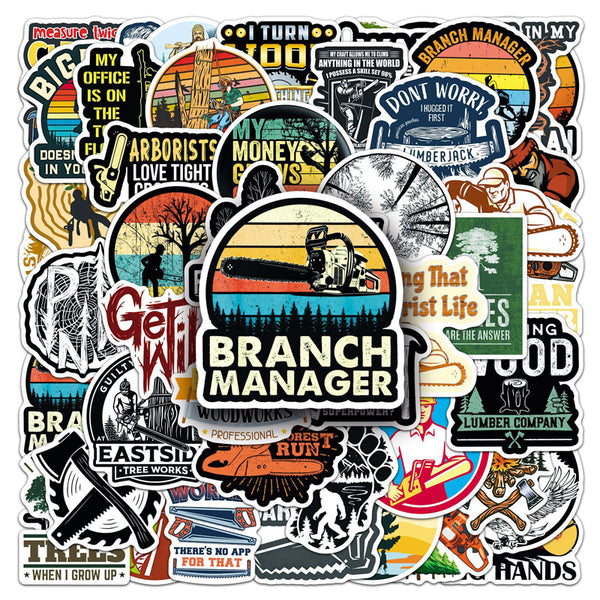 50PCS Outdoor forestry Sticker