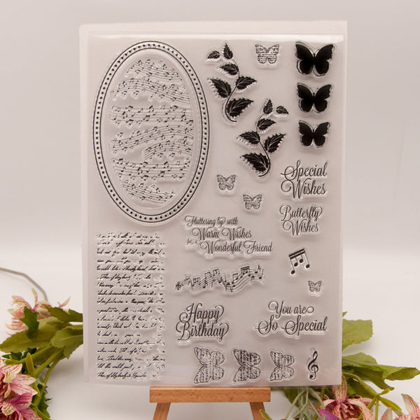 Clear silicone stamp