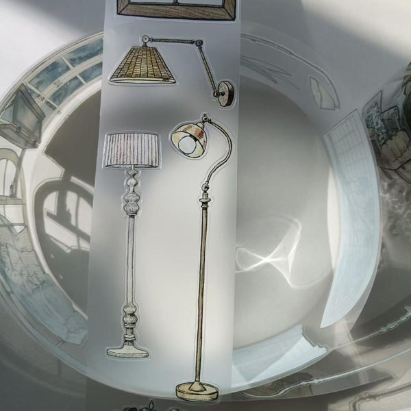 Whole Roll 5cm*10m Home life Die Cutting Washi/Fog PET Tape