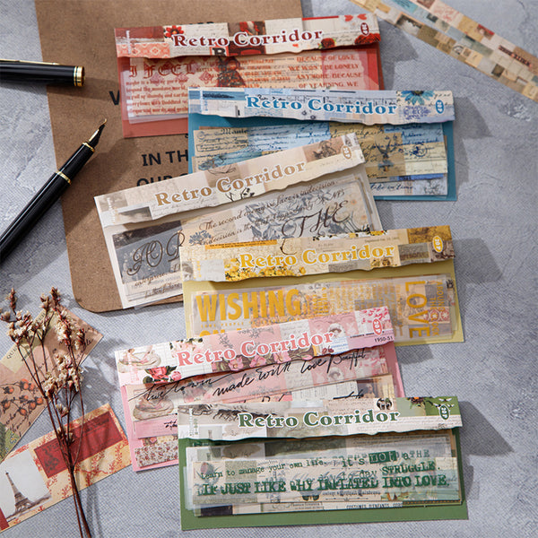 20PCS Retro Corridor Series sticker