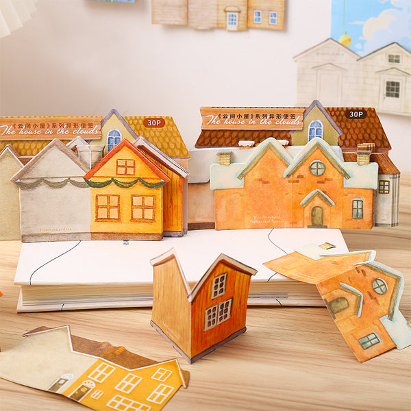 30PCS Cloud cabin series note paper