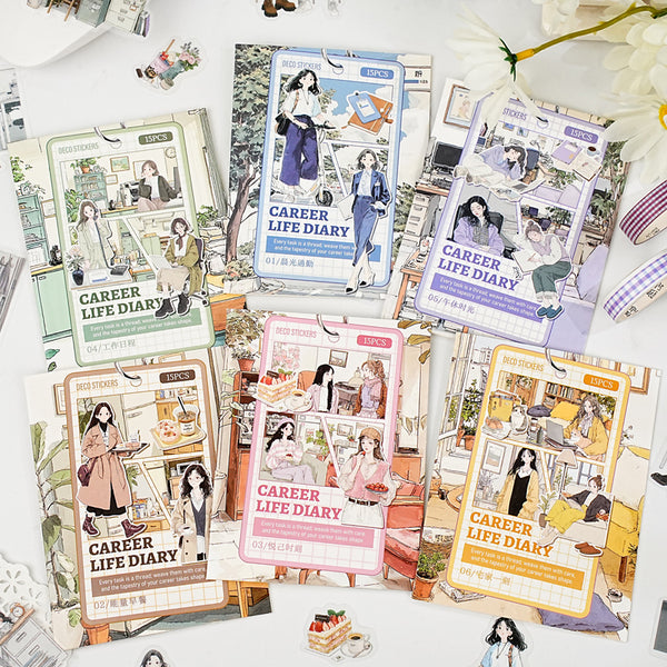 15PCS Workplace Cultivation Series sticker