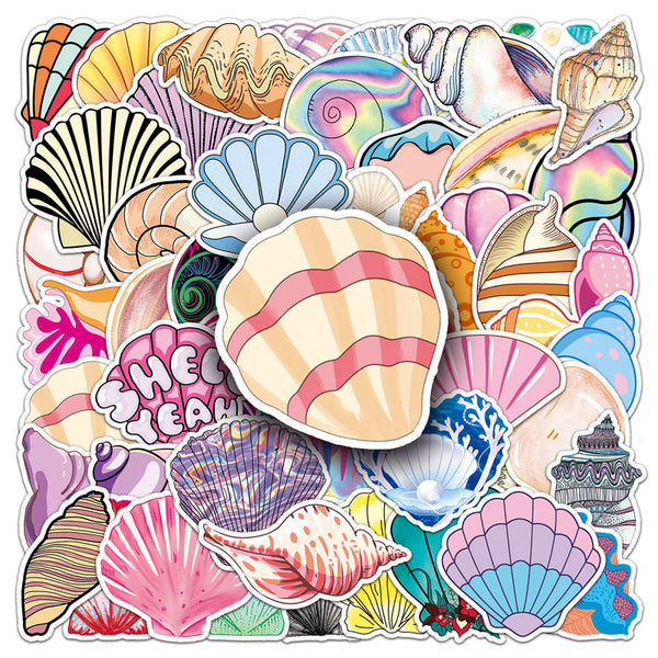 50PCS Shell Sticker