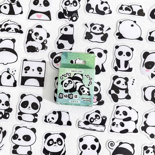 45PCS Panda Rolling Series Sticker