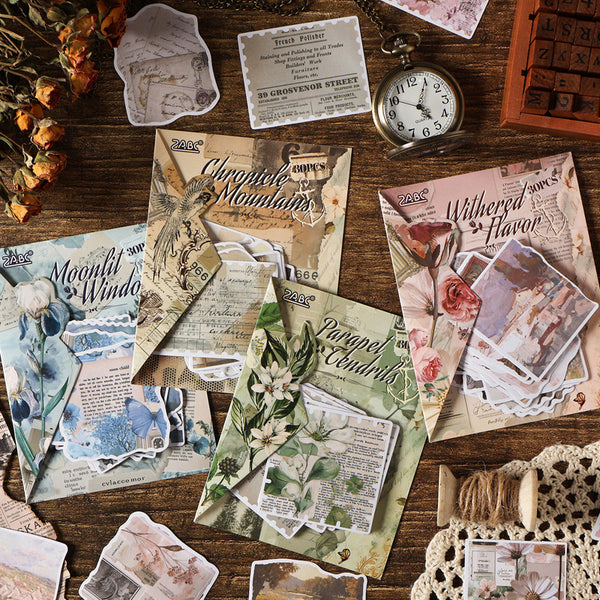 30PCS Post Border Series sticker