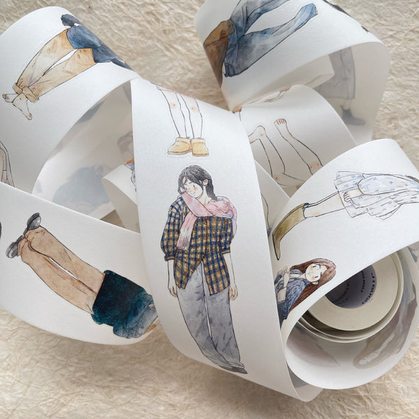 Whole Roll 5cm*10m Autumn Die Cutting Washi/PET/Fog PET Tape