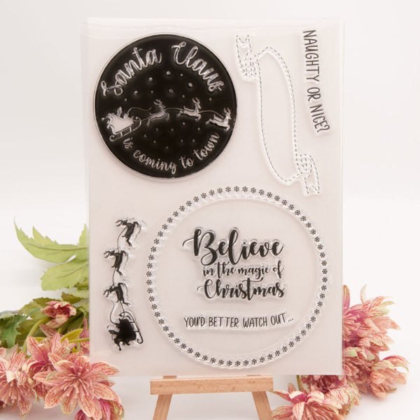 Clear silicone stamp