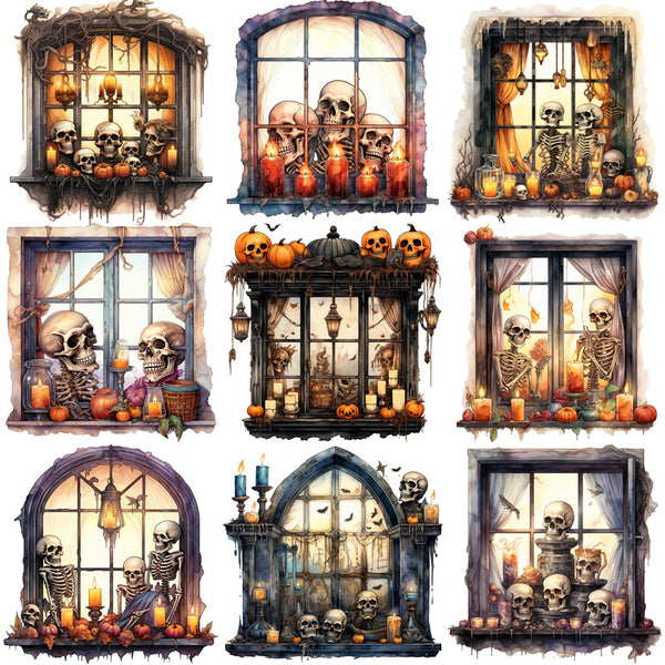 20PCS Halloween window sticker