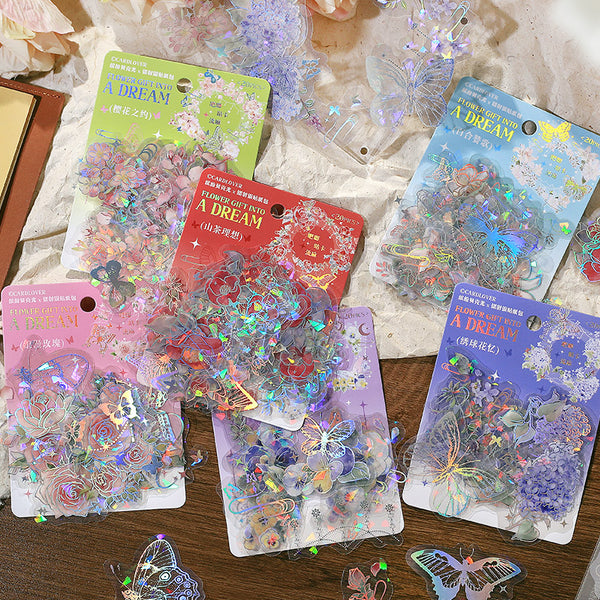 20PCS Flower Gift into Dreams Series sticker