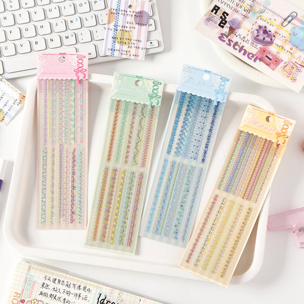 6PCS Twilight weaves dreams series sticker