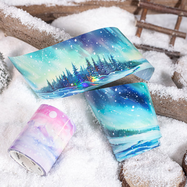 Winter Overture series Iridescent Light PET Tape